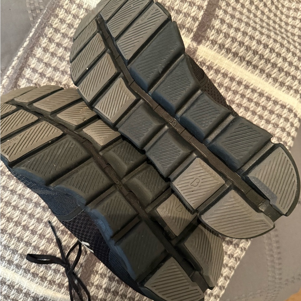 On Running Women Black Athletic Shoes - Picture 3 of 4